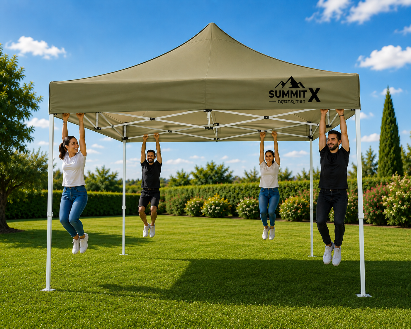 גזיבו SummitX ULTRA-PRO 3×3 מחוזק 40 מילימטר — תמונה 2